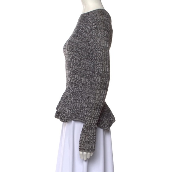 Christan Dior Black & White Wool Cardigan - Picture 2 of 13